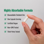 Nordic Naturals Zinc Glycinate 20 mg 60 Capsules