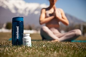 Nutricost Iron for Women 65mg with Vitamin C Folate & Vitamin B12 180 Capsules