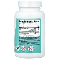 Nutricost Iron for Women 65mg with Vitamin C Folate & Vitamin B12 180 Capsules