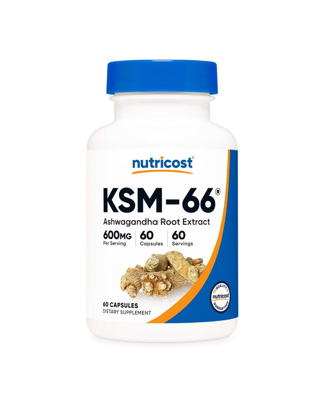 Nutricost KSM-66® Ashwagandha Root Extract, 60 Capsules