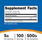 Nutricost L-Glutamine Powder 500 Grams