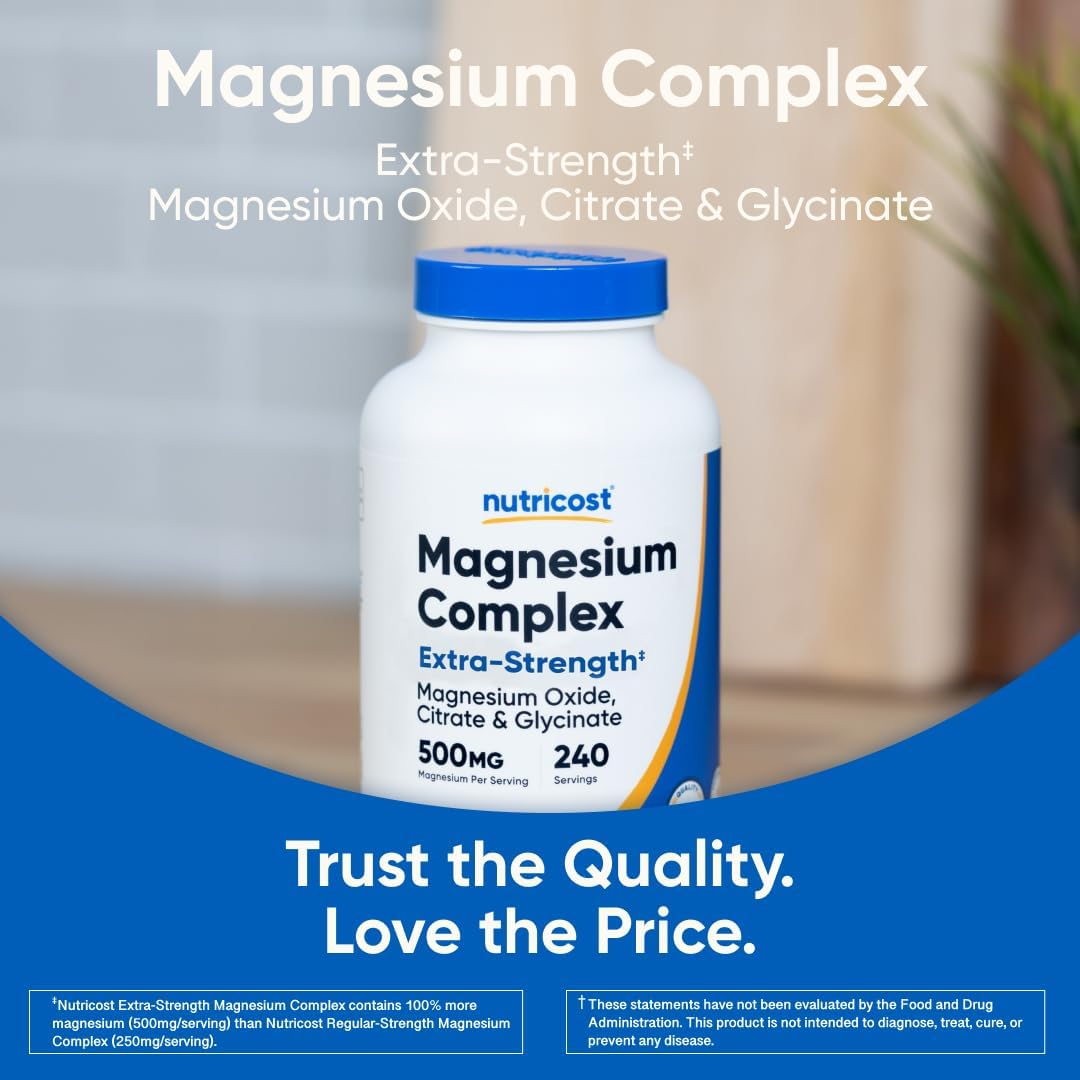 Nutricost Magnesium Complex 500mg, 30 Capsules