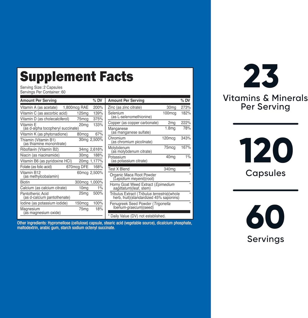 Nutricost Multivitamin for Men, 120 Capsules