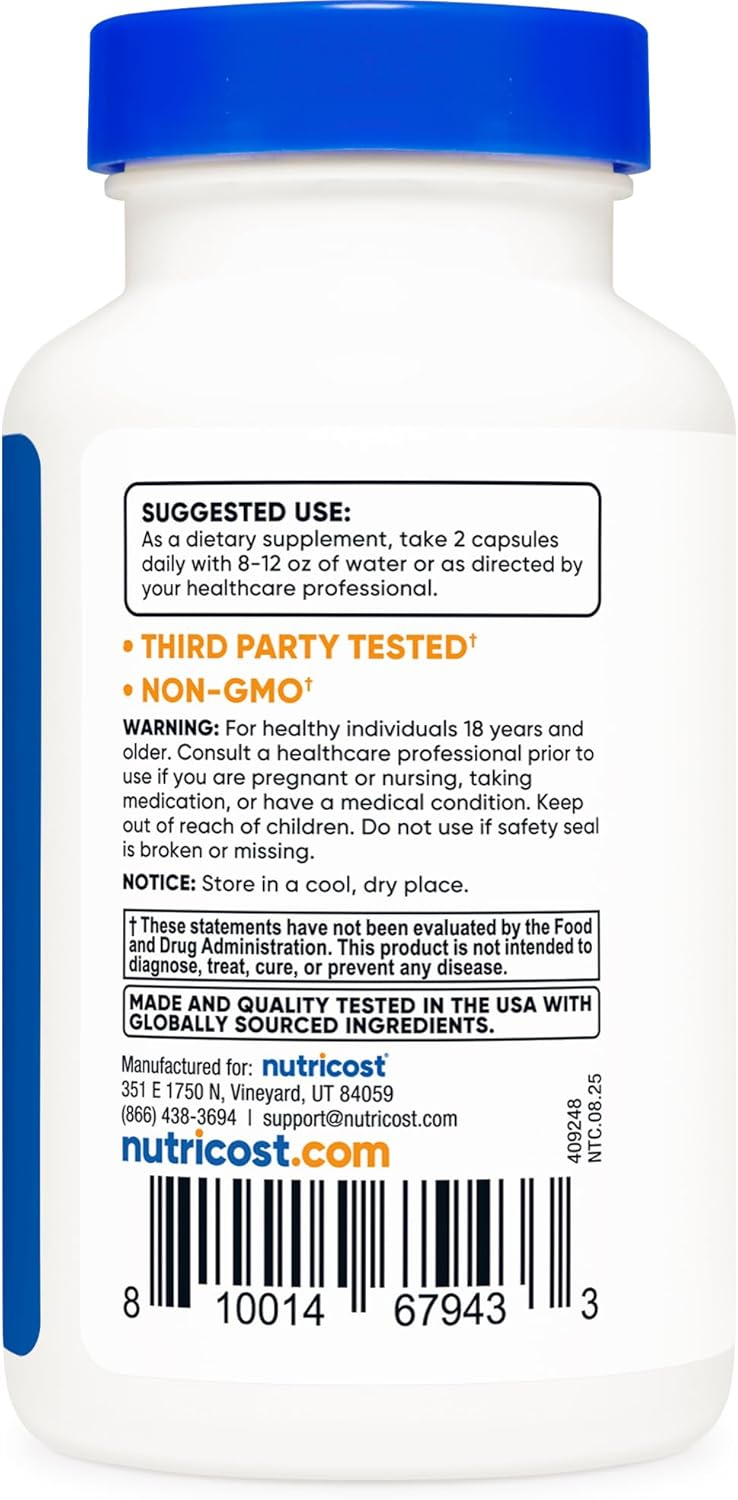Nutricost Multivitamin for Men, 120 Capsules