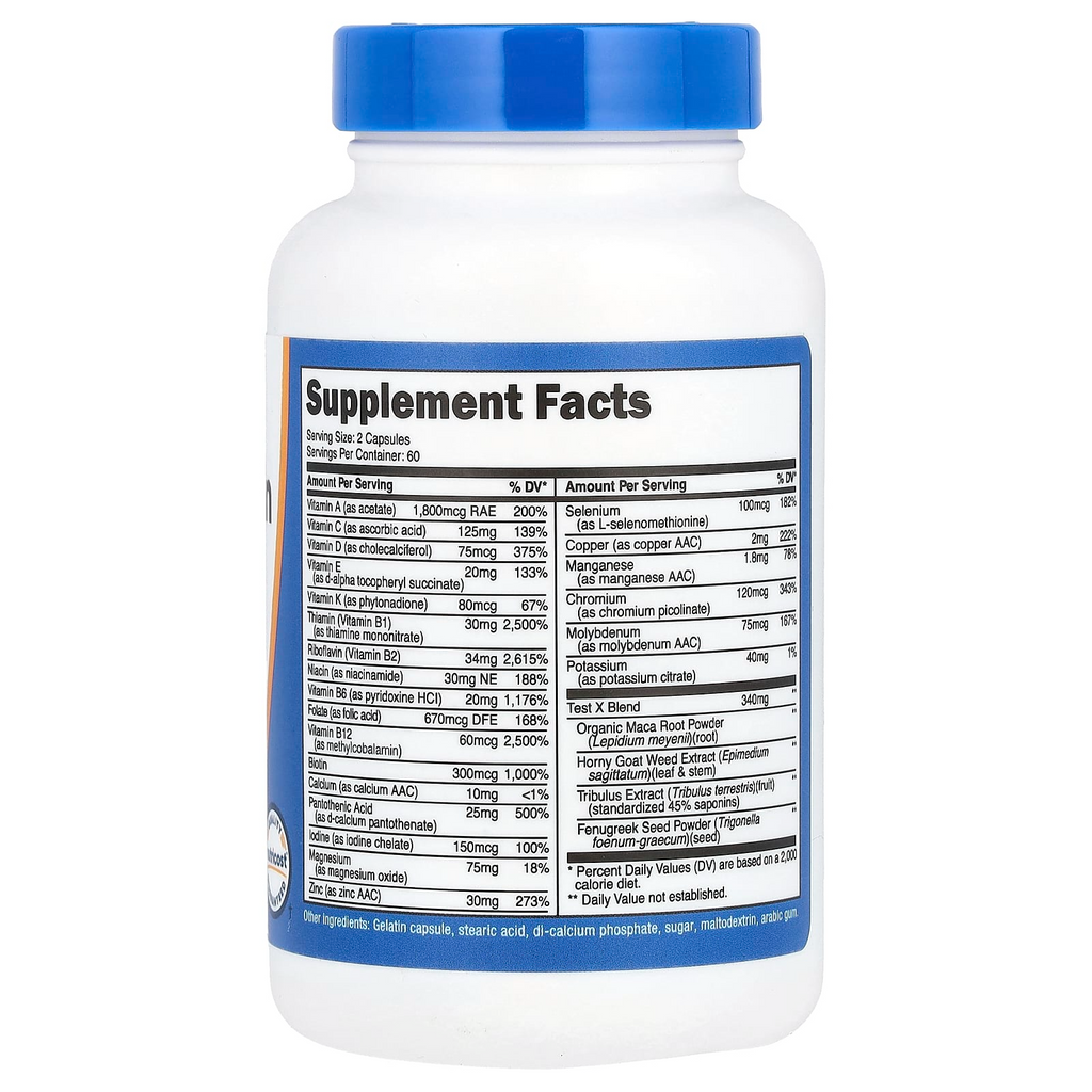 Nutricost Multivitamin for Men, 120 Capsules