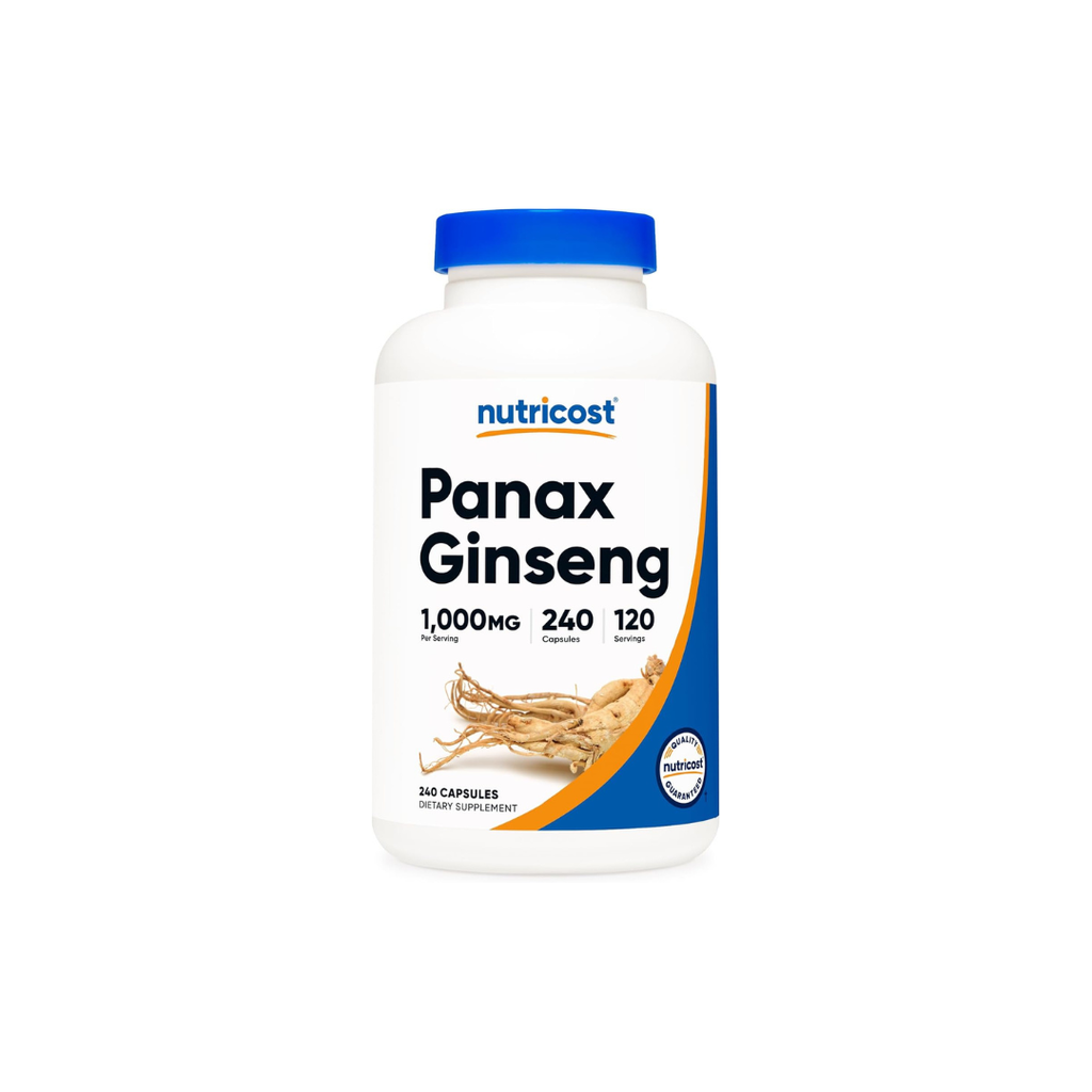 Nutricost Panax Ginseng 240 Capsules (500 mg per Capsule)
