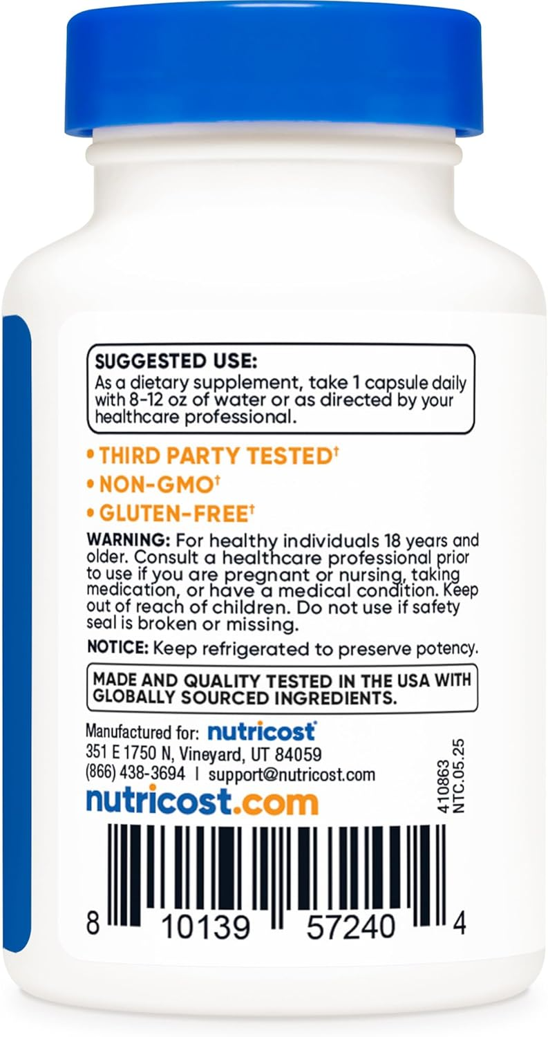 Nutricost Probiotic Complex >50 Billion CFU, 60 Capsules