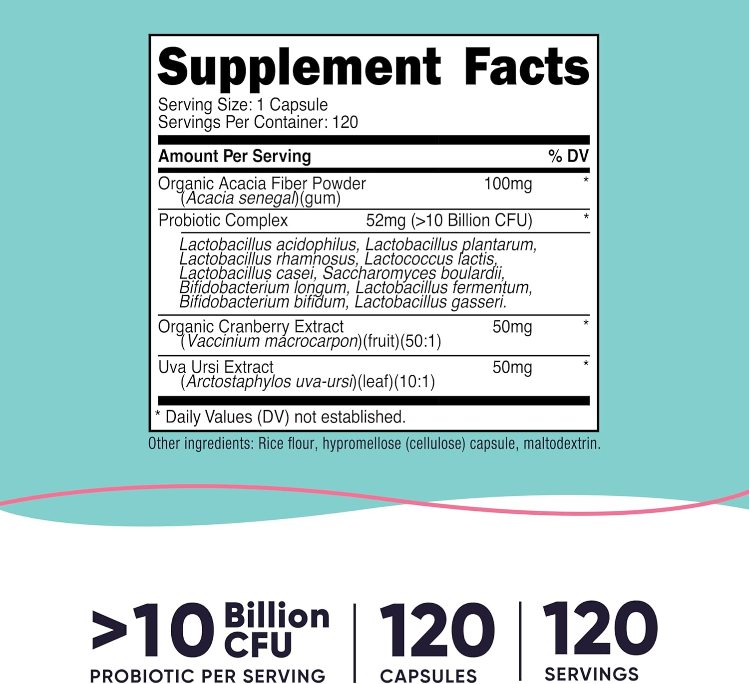Nutricost Probiotic for Women 10 Billion CFU, 120 Capsules