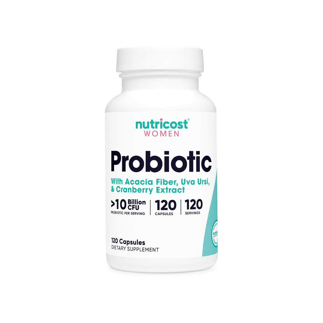 Nutricost Probiotic for Women 10 Billion CFU, 120 Capsules