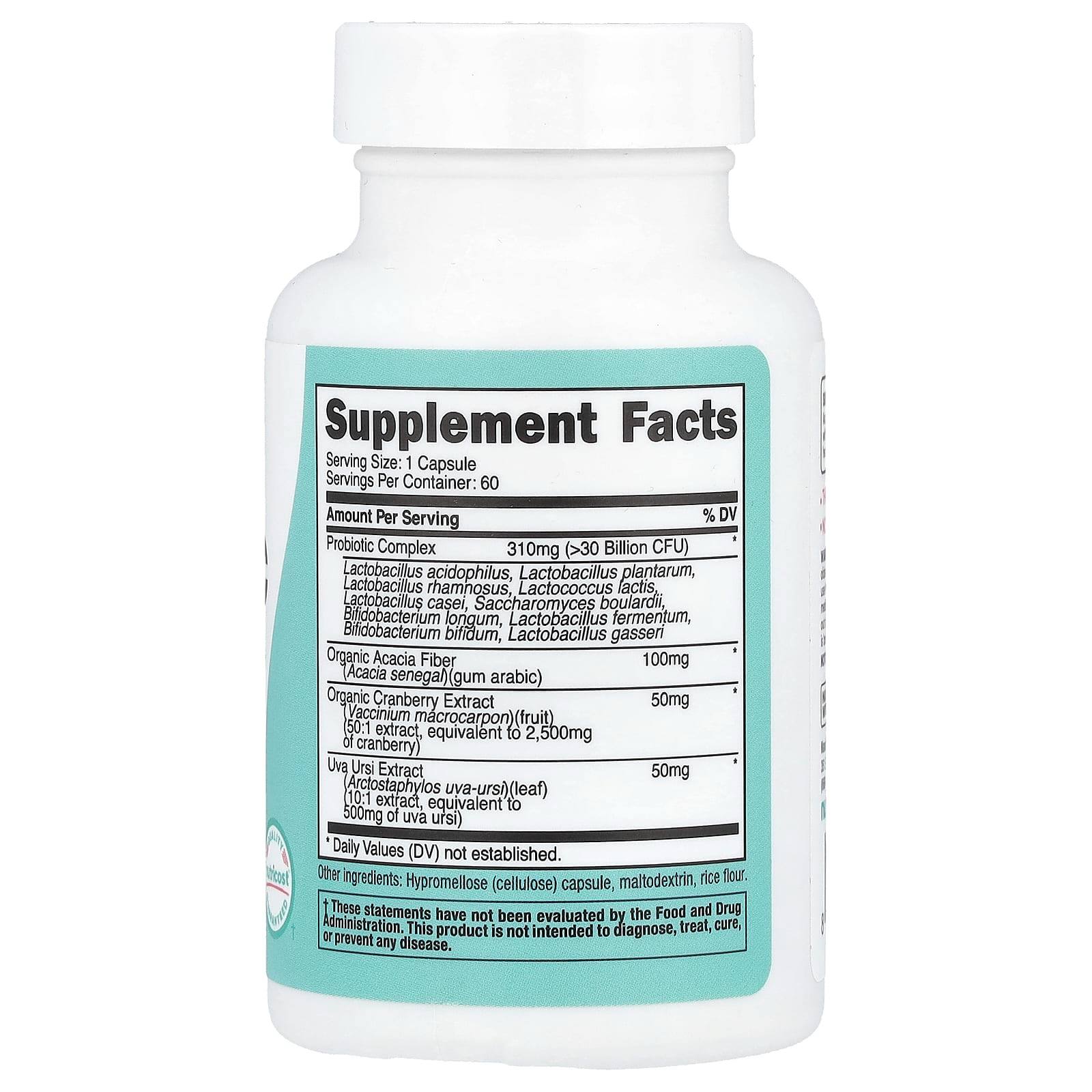 Nutricost Probiotic for Women 30 Billion CFU, 60 Capsules