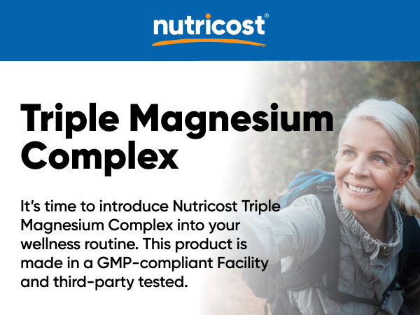Nutricost Triple Magnesium Complex 300mg, 120 Capsules