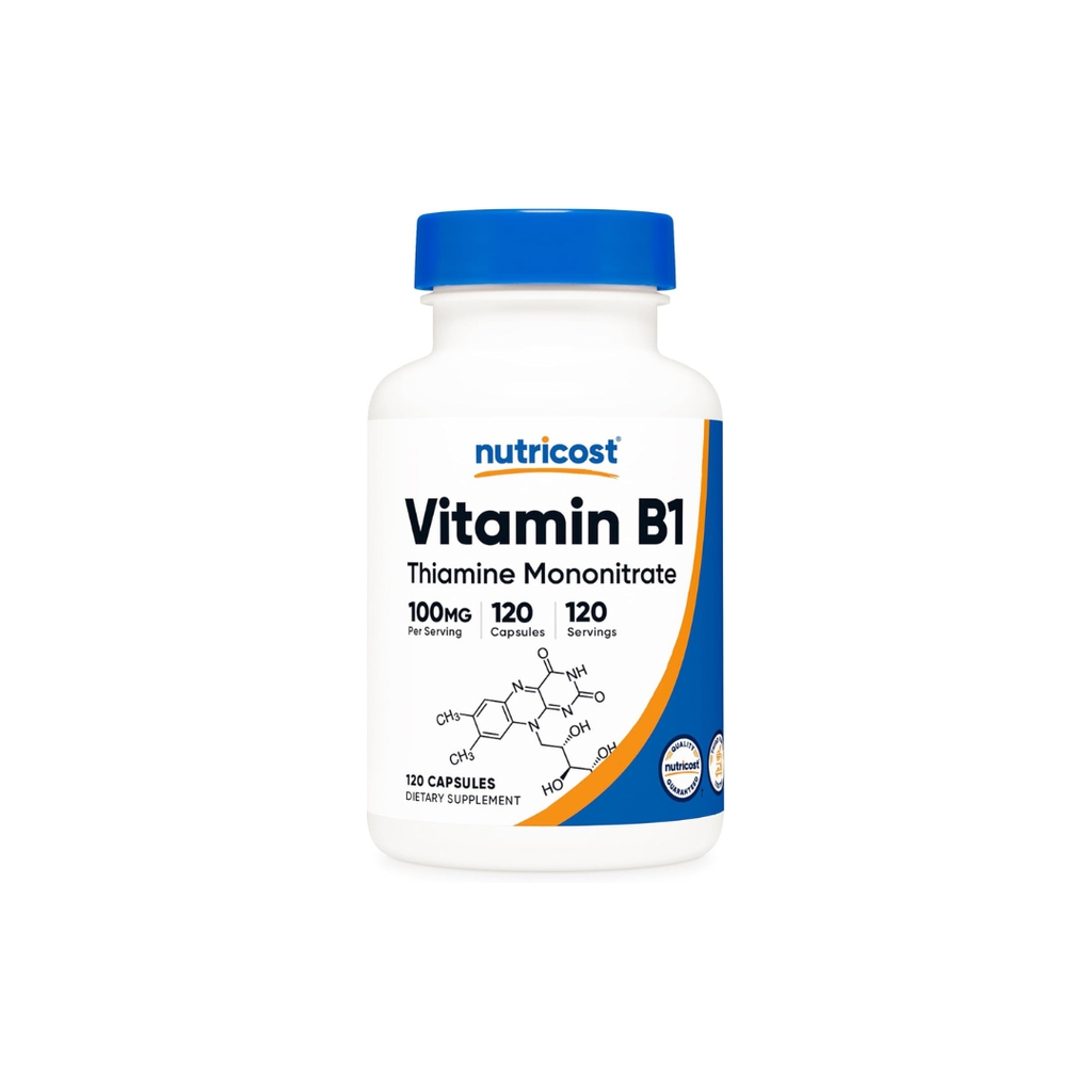 Nutricost Vitamin B1 100 mg, 120 Capsules