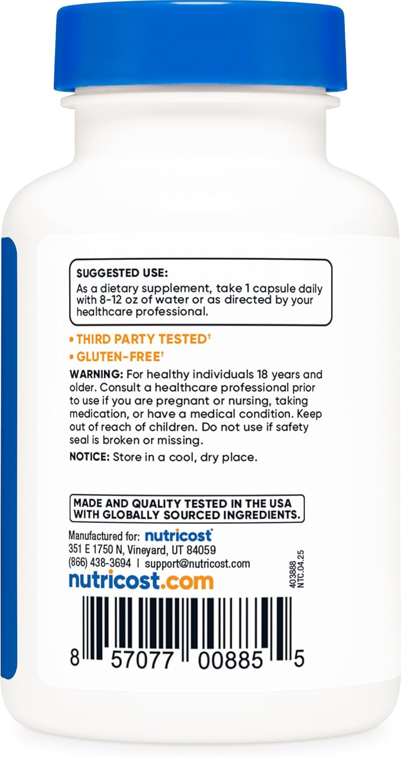 Nutricost Vitamin B1 100 mg, 120 Capsules