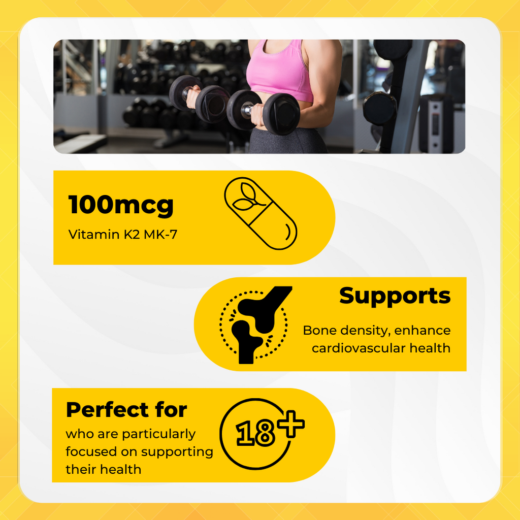 Nutricost Vitamin K2 MK-7 100 mcg, 240 Softgels