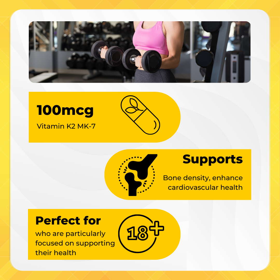 Nutricost Vitamin K2 MK-7 100 mcg, 240 Softgels