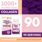 ORGANIC NATION Hydrolyzed Collagen 1000+ 90 Coated Tablets