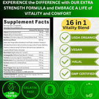 Organic Irish Sea Moss, Black Seed Oil, Ashwagandha, Turmeric,Ginger Capsule