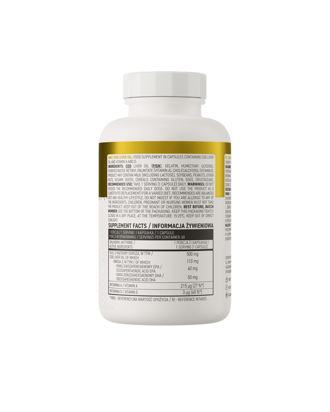 Ostrovit Cod Liver Oil 60 capsules