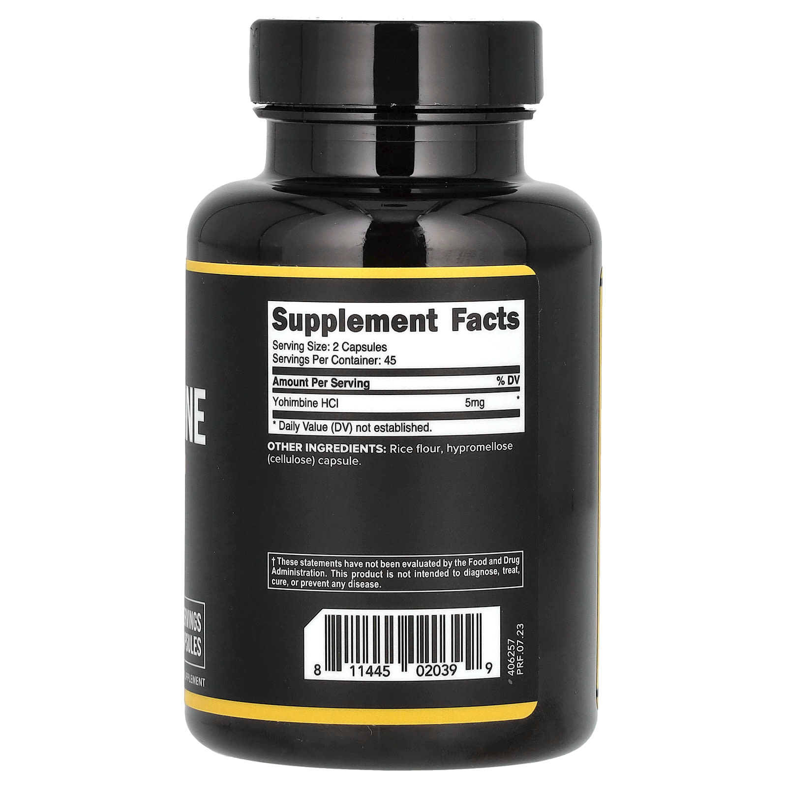 Primaforce Yohimbine HCl 2.5 mg, 90 Capsules