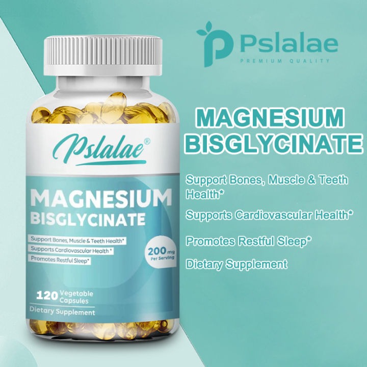 Pslalae Magnesium Bisglycinate 200mg _ 120 Capsules