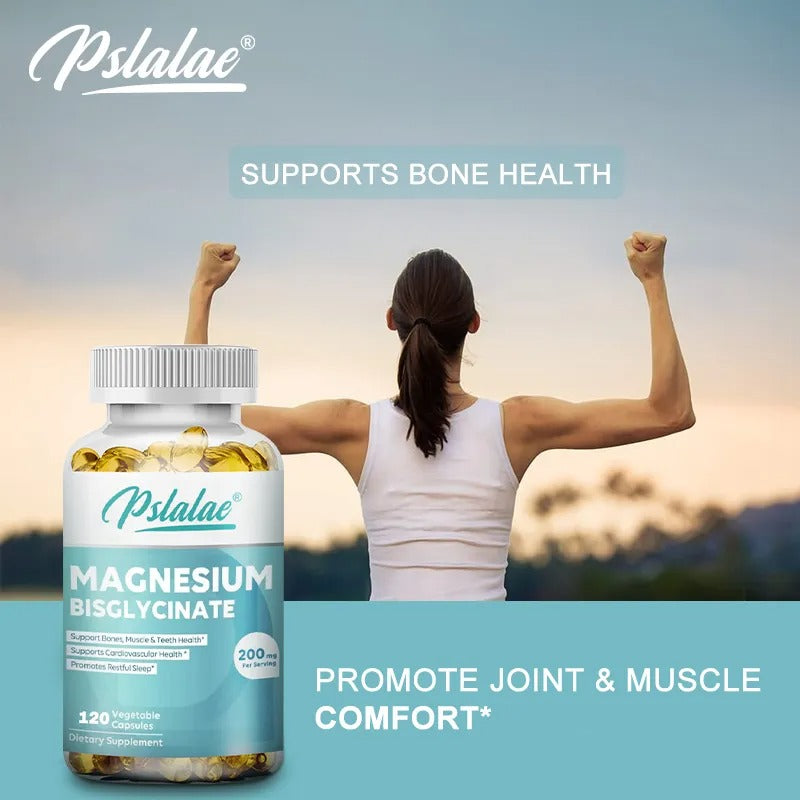 Pslalae Magnesium Bisglycinate 200mg _ 120 Capsules