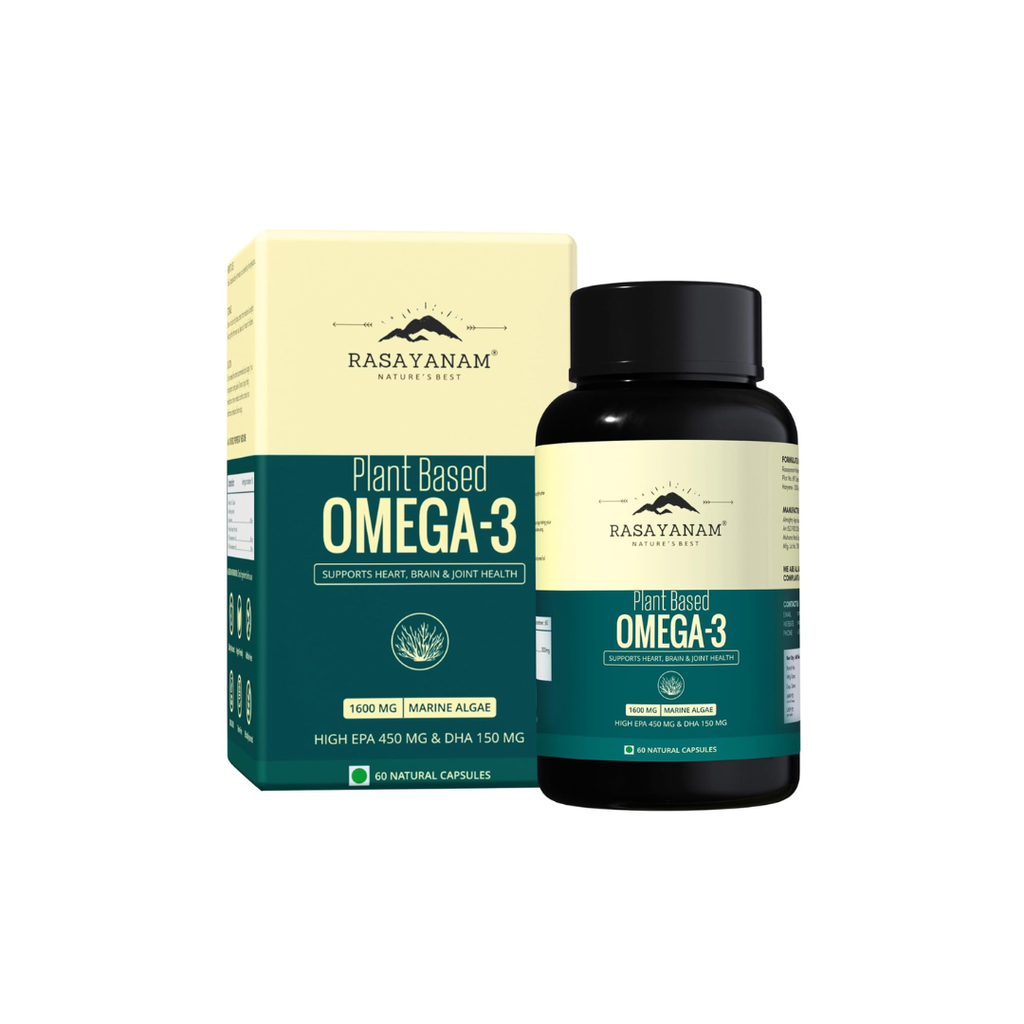 Rasayanam Plant Based Omega-3 1600mg 60 Capsules