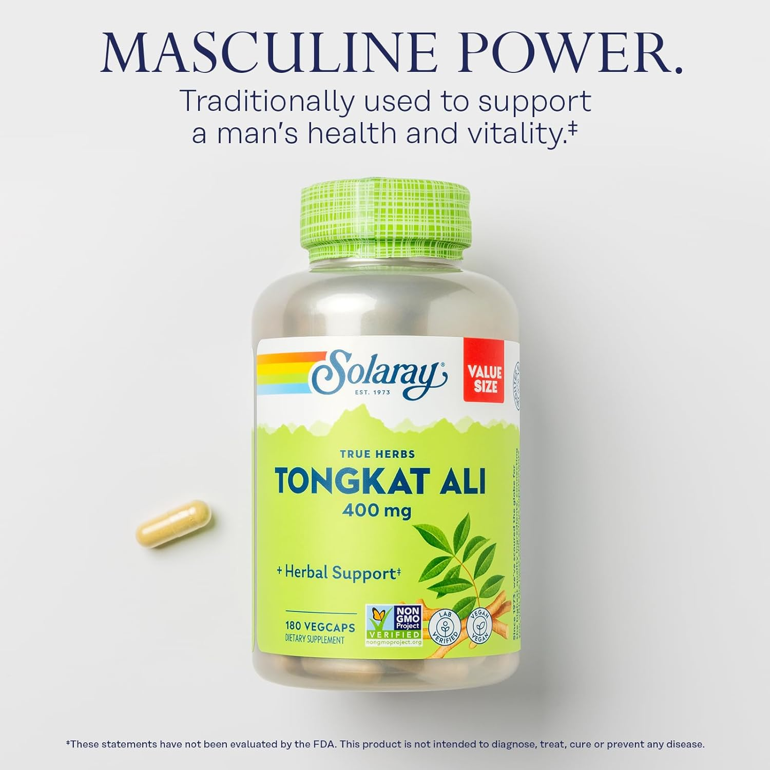 Solaray Tongkat Ali 400 mg 60 VegCaps