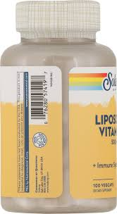 Solaray Enhanced Absorption Liposomal Vitamin C 500mg 100 VegCaps