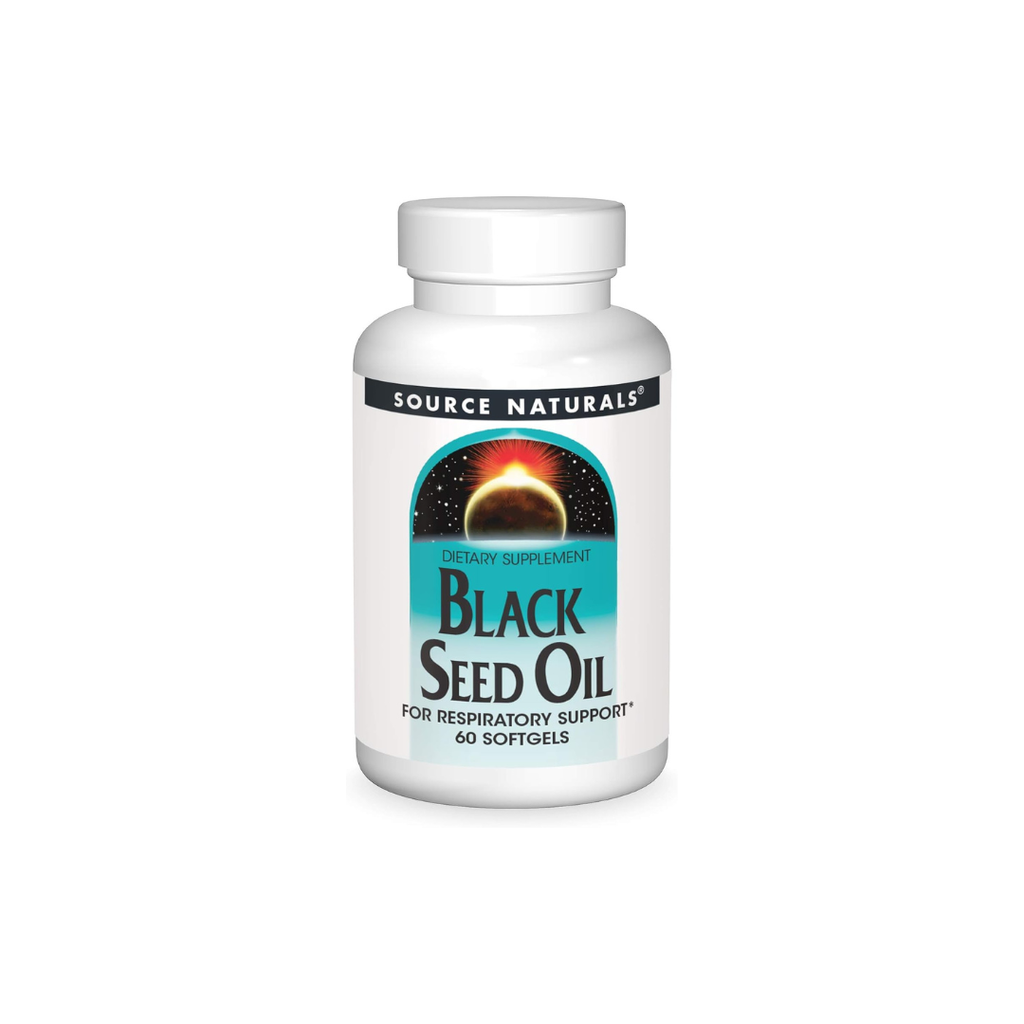 Source Naturals Black Seed Oil 120 Softgels (500 mg per Softgel)