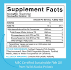 Sports Research Alaska Omega Wild Caught Triple Strength Omega 3 Fish Oil _ Softgels