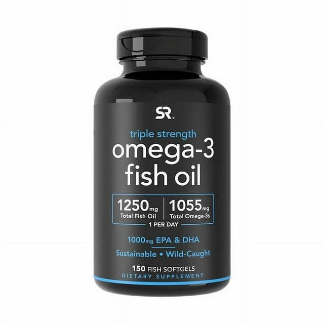 Sports Research Alaska Omega Wild Caught Triple Strength Omega 3 Fish Oil _ Softgels