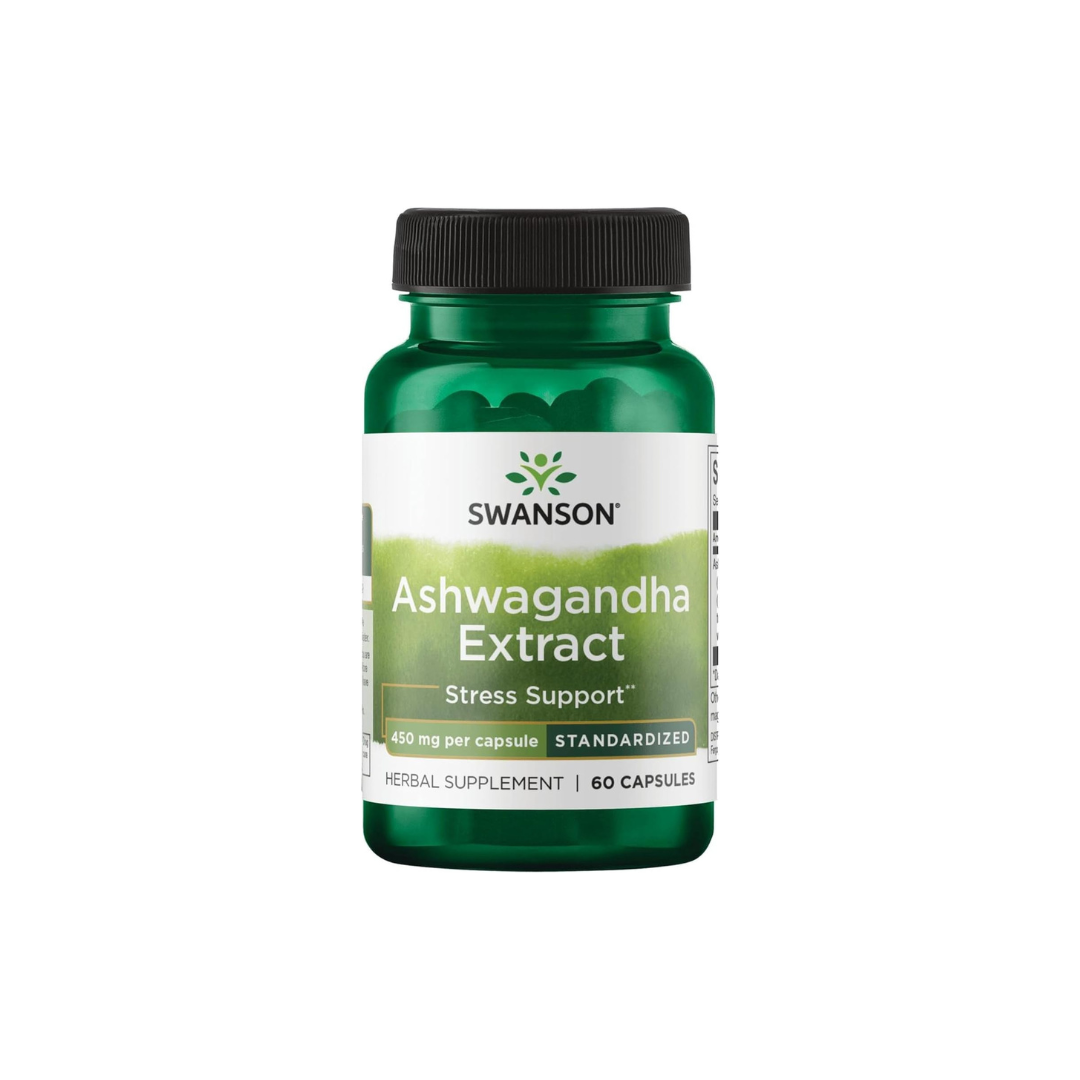 Swanson Ashwagandha Extract Standardised 450 mg, 60 Capsules