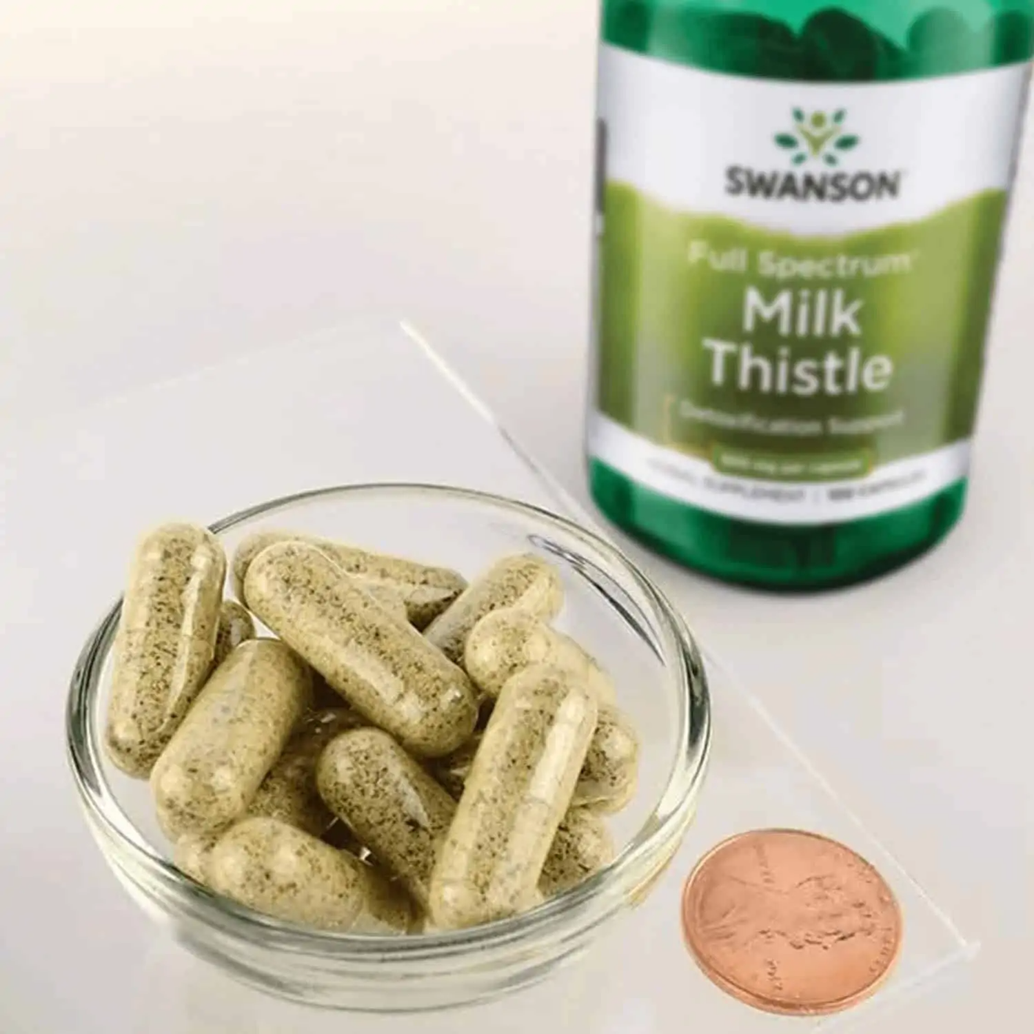 Swanson Full Spectrum Milk Thistle 500 mg, 100 Vegan Capsules