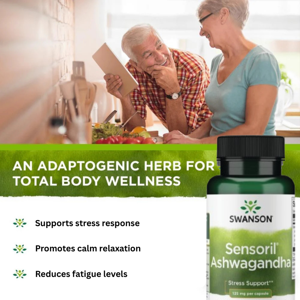 Swanson Sensoril® Ashwagandha 125 mg, 120 Capsules