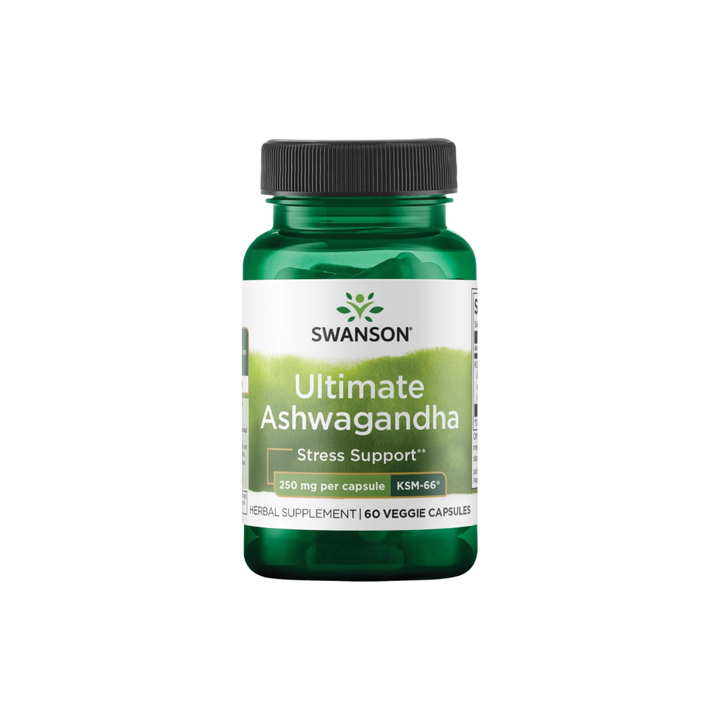 Swanson Ultimate Ashwagandha 250 mg 60 Veggie Capsules
