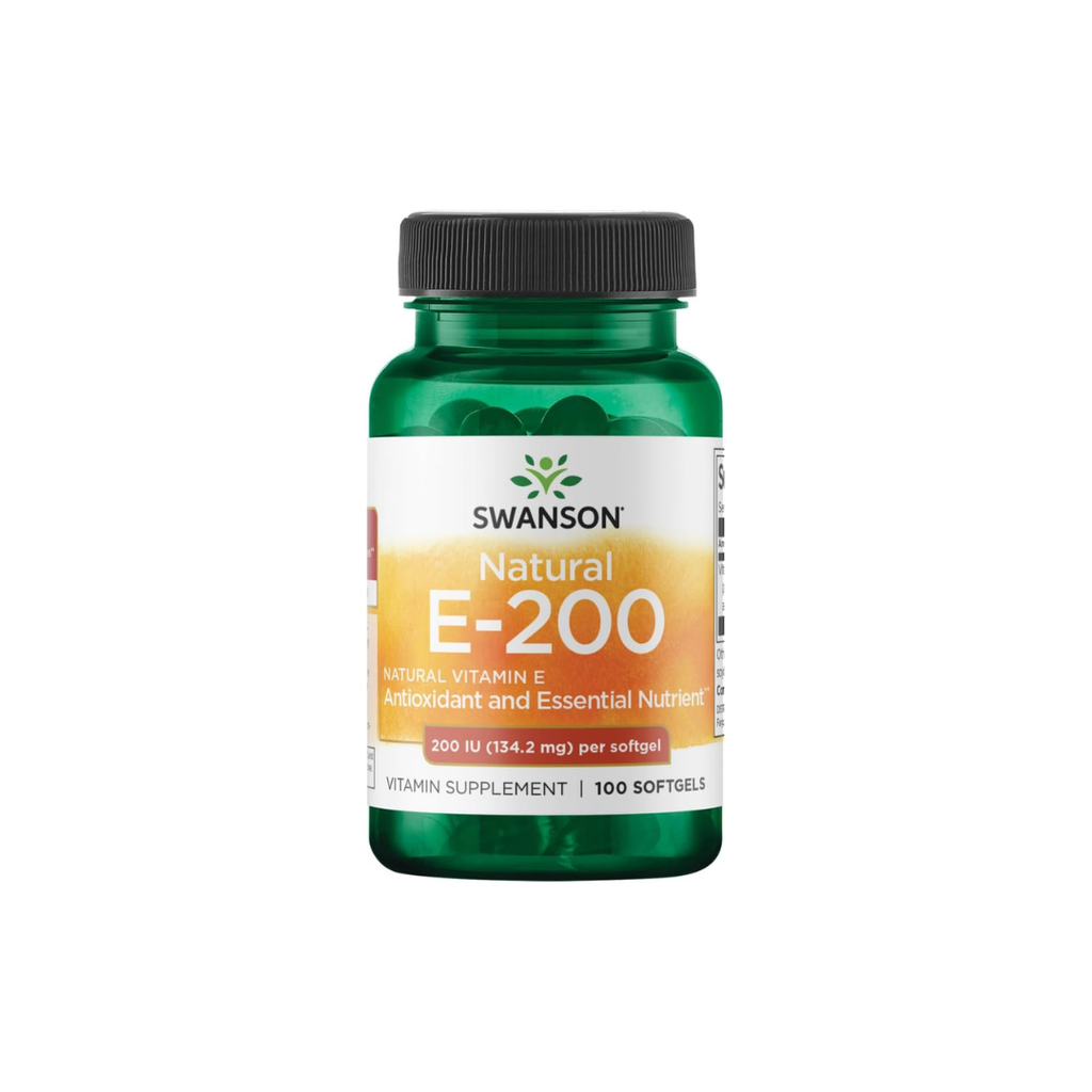 Swanson Vitamin E-200 90 mg (200 IU), 60 Softgels