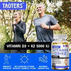 TAOTERS Vitamin D3+K2 3000mg  _ 120 Count
