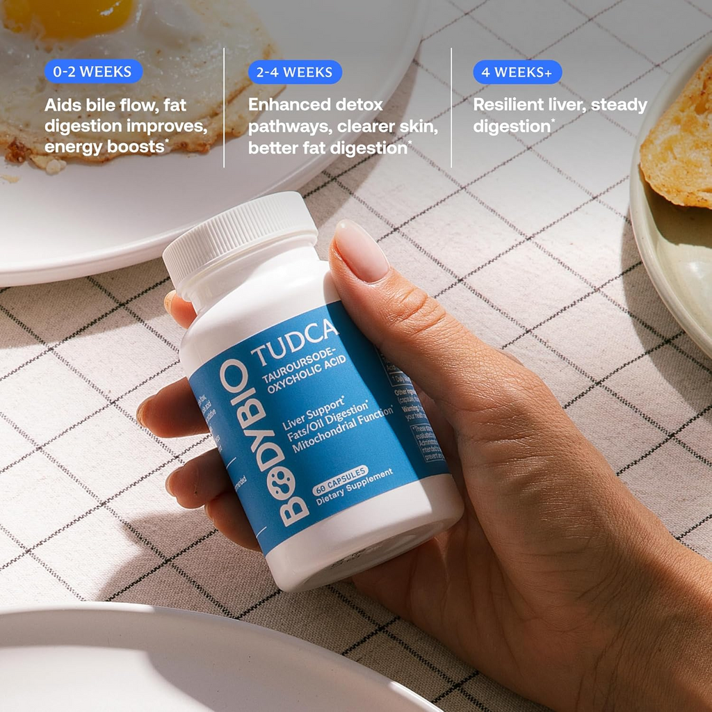 BodyBio TUDCA 500mg - 60 Capsules