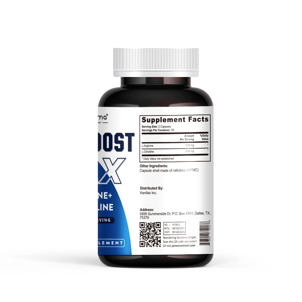 Testboost Max with L-Arginine + L-Citrulline - 100 Capsules