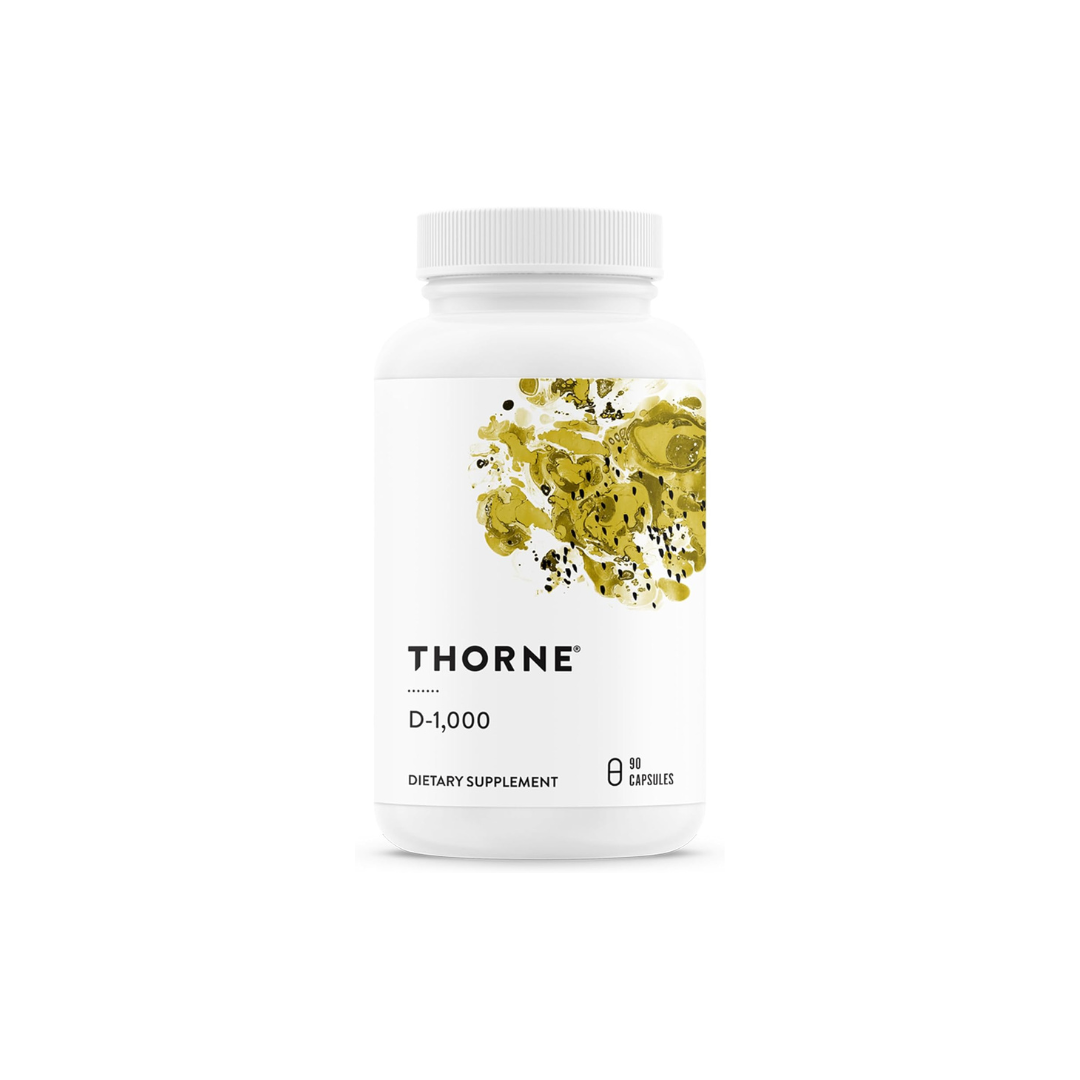 Thorne D-1,000, 90 Capsules (25 mcg per Capsule)
