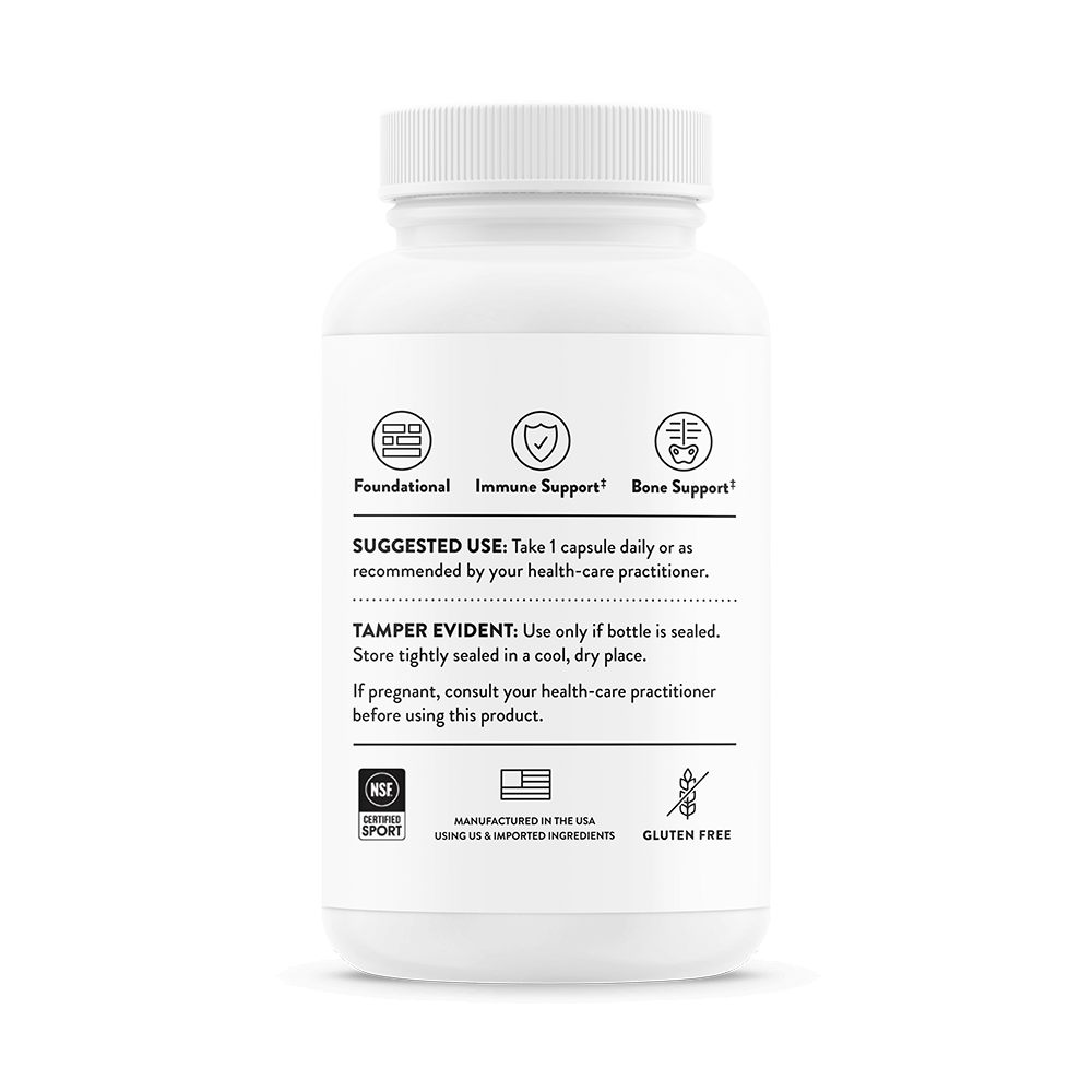 Thorne D-5,000 (125 mcg per Capsule) 60 Capsules