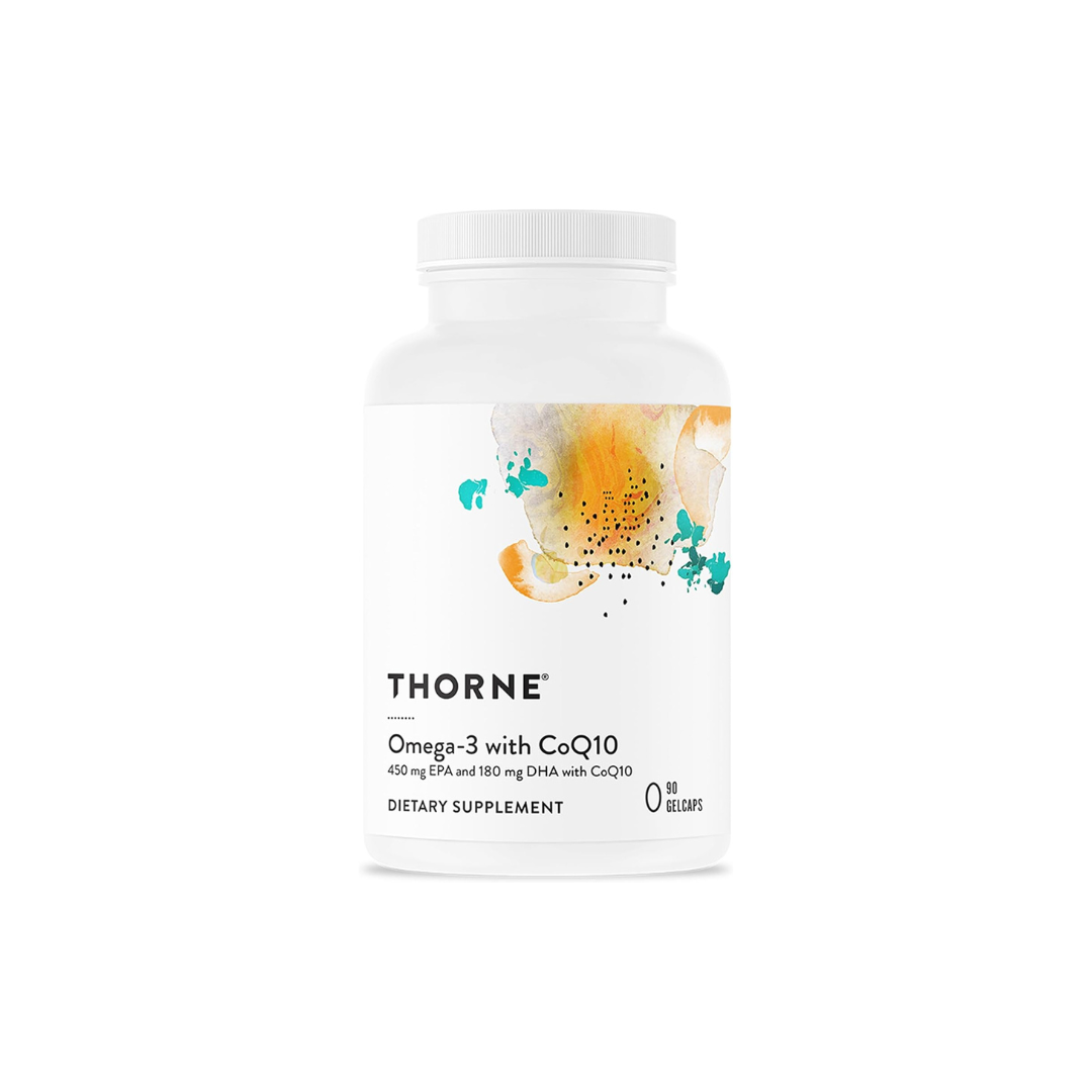 Thorne Omega-3 with CoQ10, 90 Softgels