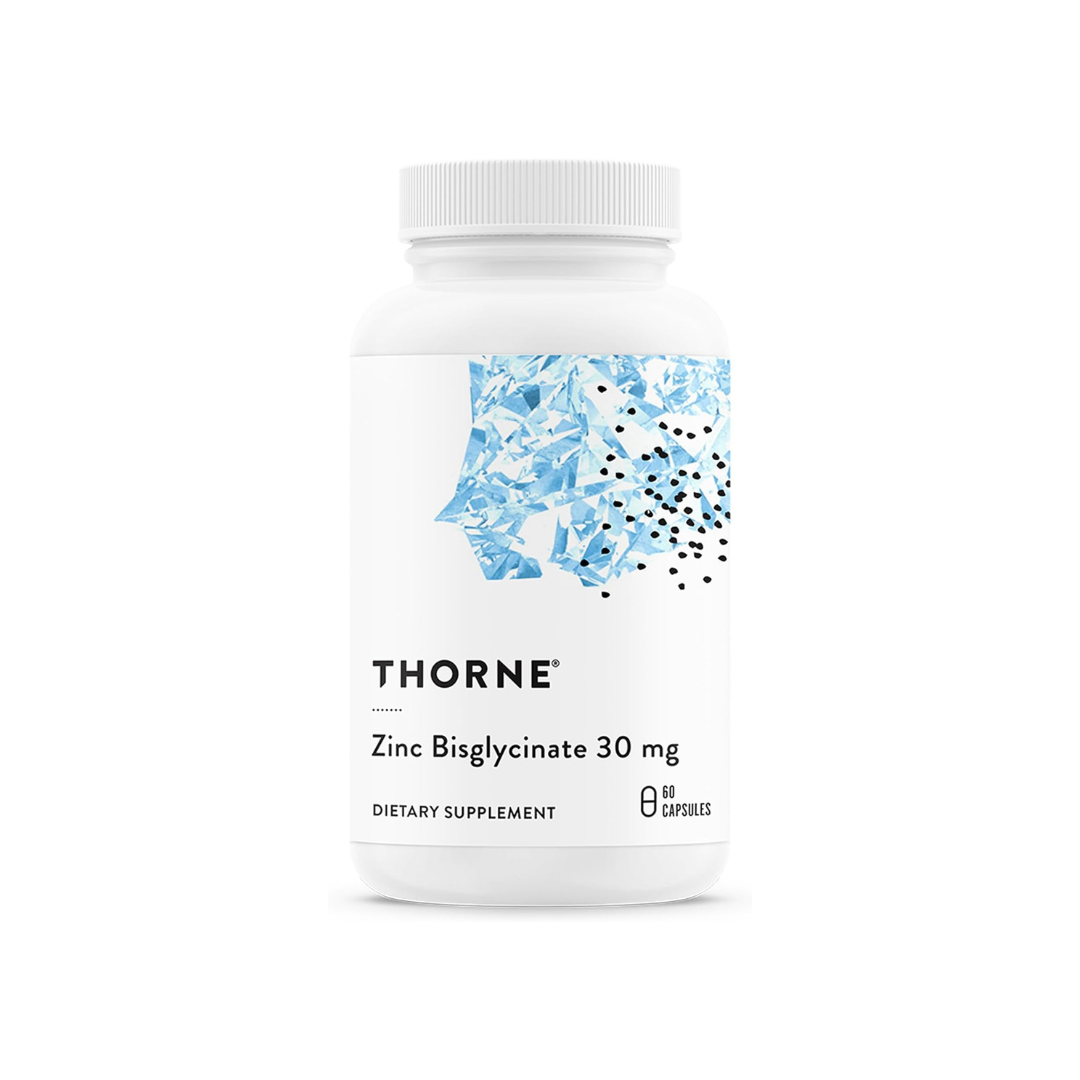 Thorne Zinc Bisglycinate 30 mg 60 Capsules