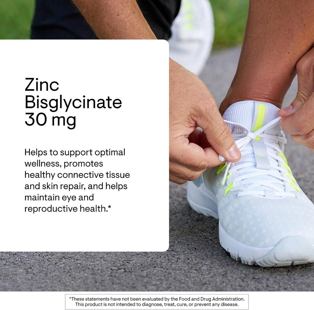 Thorne Zinc Bisglycinate 30 mg 60 Capsules