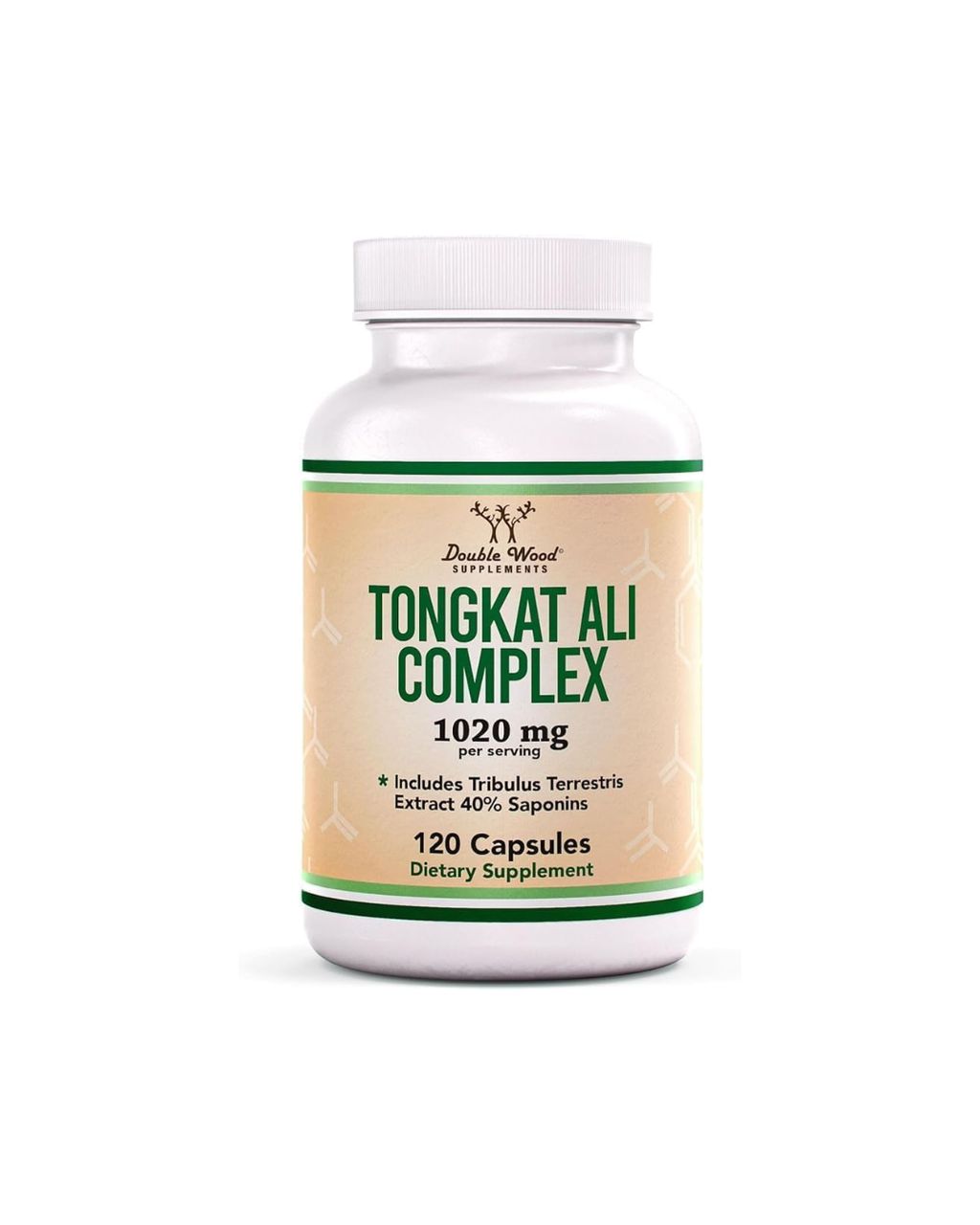 Double Wood Supplements Tongkat Ali Complex 1020 Mg - 120 Capsules
