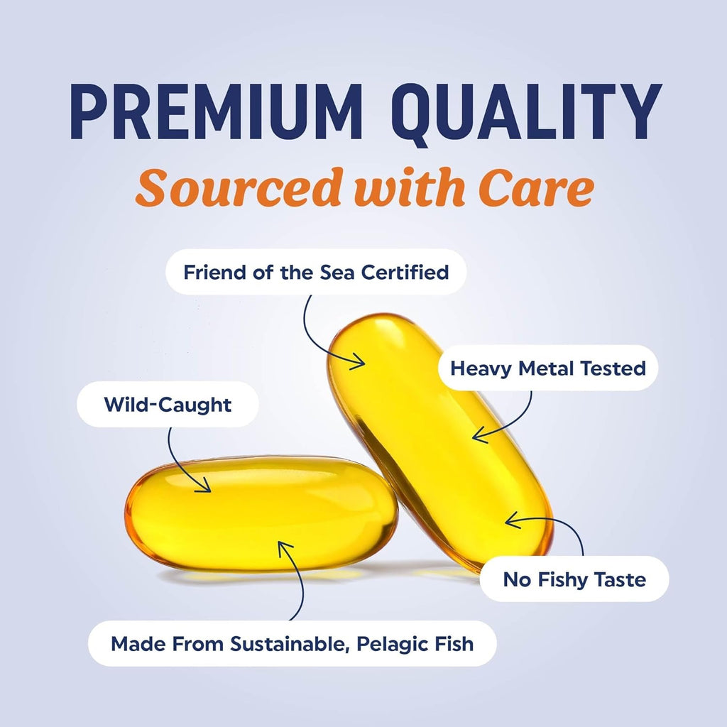 MAV Nutrition Triple Strength Omega 3 Fish Oil 3600mg