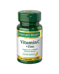 Nature's Bounty Vitamin C + Zinc _ 60 Tablets