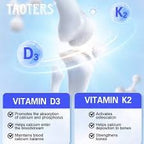 TAOTERS Vitamin D3+K2 3000mg  _ 120 Count
