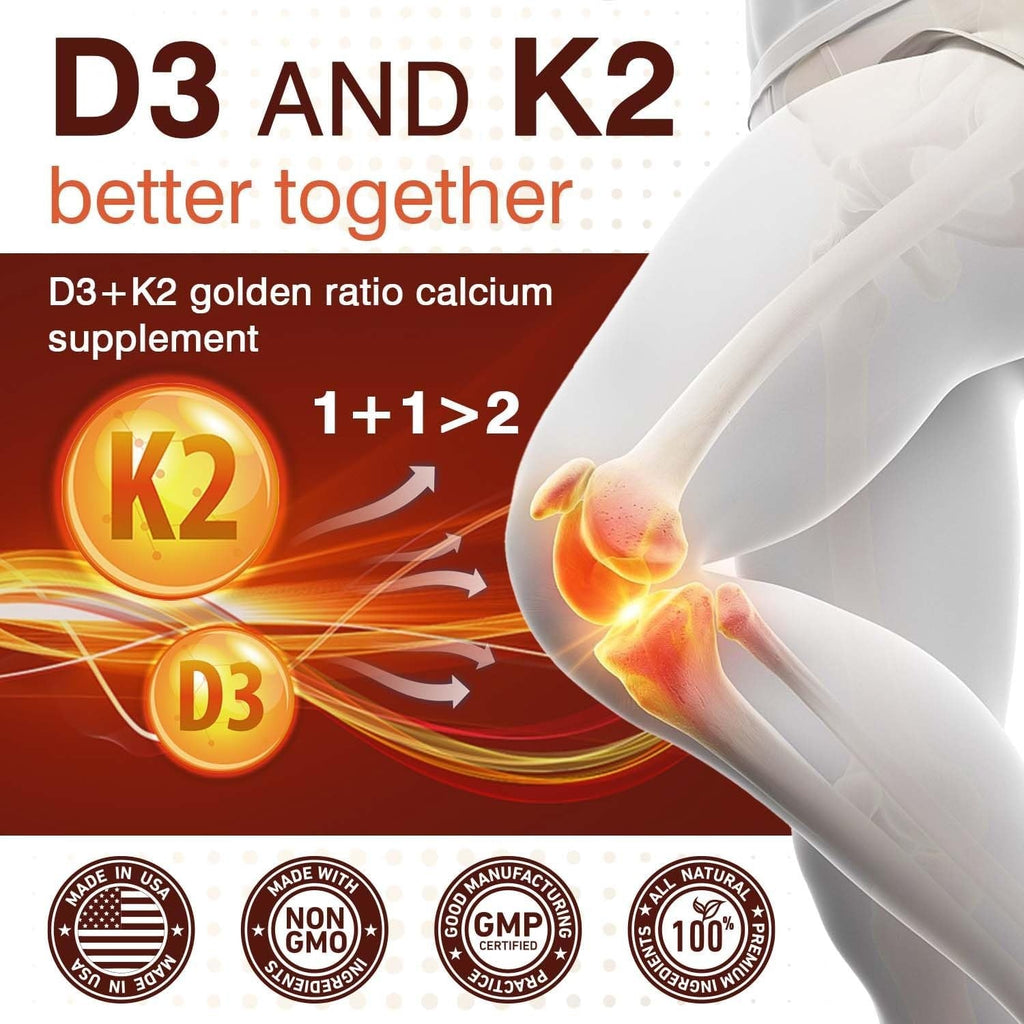 Pslalae Vitamin D3 10000iu + K2 200mcg with Coconut Oil _ 300 Softgels