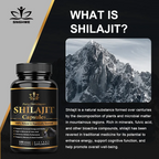 Pure Himalayan Shilajit Capsules - 120 Count